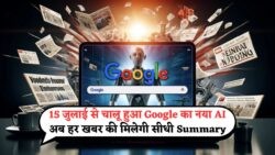 Google ने बदल दी न्यूज पढ़ने की दुनिया! अब बिना वेबसाइट खोले मिलेगी पूरी खबर – 15 जुलाई से शुरू हुआ नया AI फीचर – Google Discover AI News Summary