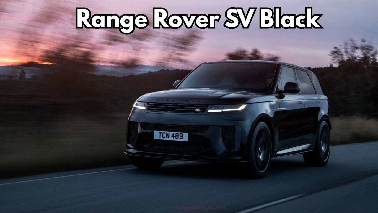 Range Rover SV Black